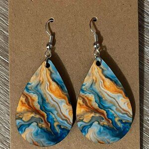 Sublimation Tear drop Earrings